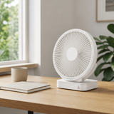 Brise Desk 5 – Ventilateur de bureau pliable rechargeable, 5 vitesses – ambiance